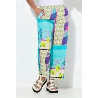 Angel of Style Schlupfhose Hose Straight Fit farbiger Alloverdruck