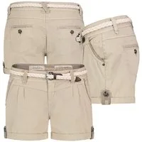 Eight2Nine Bermudas Short Bermuda kurze Hose Sommer Chino Shorts stoff Hotpants mit Gürtel