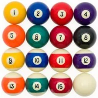 Sportime Billardtisch Billardkugeln Pool Sport, Optimal für das tägliche Spiel