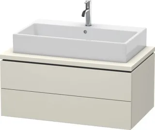 Duravit L-Cube Konsolenwaschtischunterbau wandhängend Taupe Matt 920x547x400 mm - LC581809191 LC581809191