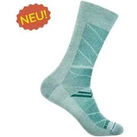 Wrightsock Sportsocken Crew Coolmesh II (dünn, atmungsaktiv, bequem) alpinegrün - 1 Paar