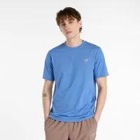 New Balance T-Shirt Sport Essentials Heathertech T-Shirt sportliches T-Shirt, für Laufaktivitäten, aus Polyester und Baumwolle