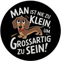 speecheese Magnet Fröhlicher Dackel - Großartig sein Magnet mit Flaschenöffner