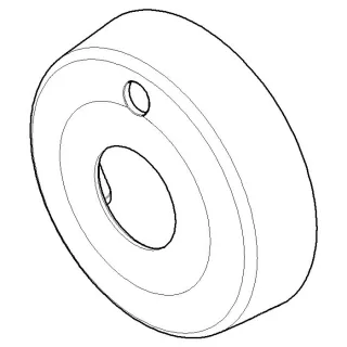 Dornbracht Einlaufrosette 093120050-00 chrom, für 3522597090