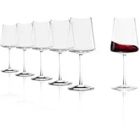 Stölzle Weinglas Stölzle Lausitz Power Bordeauxkelch 6er Set, Glas