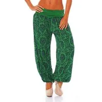 malito more than fashion Haremshose malito Damen Pumphose mit Yoga Muster, Haremshose zum Tanzen, Aladin im sommerlichen Design Einheitsgröße