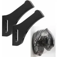 TSB Werk Kleiderhaken 2x Helmhalter Helm Halter Helmhaken Wandhalterung, Motorradhelm, Halterung, Wandhaken