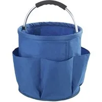 Maximex Organizer Universal-Reinigungs-Caddy Modell HERKULES (1 St), großes Hauptfach für Reinigungsmittel, 5 Außentaschen, faltbar, 34 l