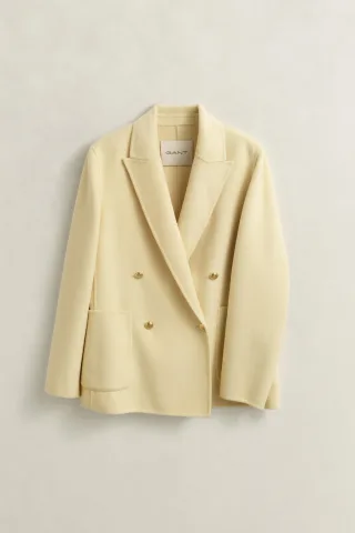 GANT - Handgenähter Club Blazer vanilla yellow - Gr. - 36