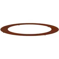 vidaXL Blumentopf geeignet für flachen Baumring Rostig Ø90/120 cm (1 St)