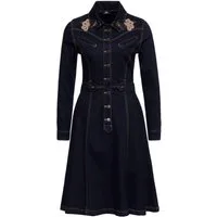 QueenKerosin Jeanskleid im Western-Style