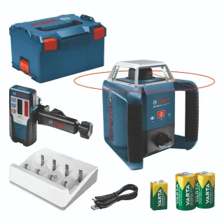 Bosch Rotationslaser GRL 400 H + LR 1 in L-BOXX - 0601061806