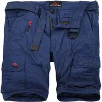 Arctic Seven Shorts Herren Cargo mit Gürtel – kurze Hose Baumwolle Robuste Shorts mit vielen Taschen und hohem Komfort
