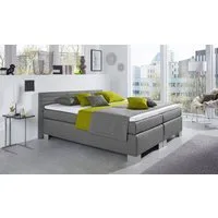 hapo Boxspringbett ATLANTA mit niedrigem Kopfteil (Topper separat erhältlich), erhältlich in verschiedenen Breiten, Farben & Matratzenarten