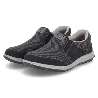 Rieker Slipper - Gr. 41 - Schwarz - Synthetik