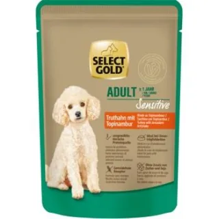 SELECT GOLD Nassfutter Hund Sensitive Adult Truthahn mit Topinambur 48x100 g