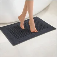 Zwoltex Badematte 50x70 I Badezimmerteppich aus 100% Ägyptischer Baumwolle 840 GSM, 100% Baumwolle, 50x70cm
