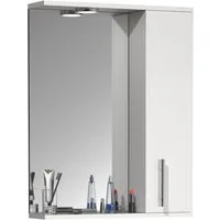VCM Spiegelschrank Hängeschrank Badezimmer Lisalo H. 71 x B. 55 x T. Badschrank zeitlos, ausreichend Stauraum, Wandspiegel