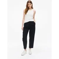 s.Oliver 7/8-Hose Hose Leinenmix-Hose mit Barrel Leg