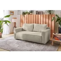 Jockenhöfer Gruppe Schlafsofa Ron, B: 185 cm, Liegefl. 82x200 cm, mit Bettfunktion & Bettkasten, Federkern