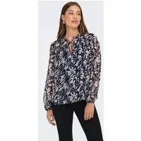 ONLY Chiffonbluse ONLDITSY L/S BLOUSE WVN Kunstfaser, regular fit
