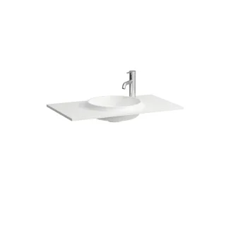 LAUFEN Möbel-Waschtisch Slim 777x445 Marbond weiß matt, H8140747571141 H8140747571141