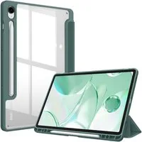 Fintie Tablet-Hülle für Samsung Galaxy Tab S10 Lite/S10 FE/S9 FE 10.9 Zoll & S9 11 Zoll, mit Stifthalter - Stoßfeste Schutzhülle mit transparenter Hartschale