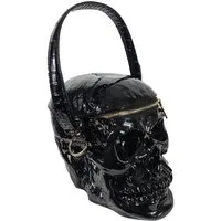 Einkaufszauber Handtasche Designer Handtasche Skull Totenkopf, Form wie ein Totenkopf