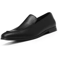 Allthemen Slip-On Sneaker Eleganter Herren-Loafer mit Litschimuster Schlupfschuh für Business