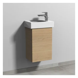 Sanipa 3way Waschtischunterbau zu Geberit iCon Waschtisch mit 1 Tür, Eiche-Nordic SM65848