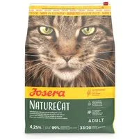Josera NatureCat - getreidefreies Trockenfutter mit Geflügel & Lachs, Trockenfutter für: Katzen