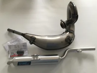 Sport Auspuff Anlage Giannelli Yamaha TDR 125 Typ 4FU + 5AN Bj. 1996-2001 +ABE