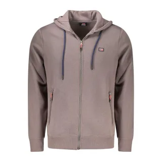 Norwegen 1963 Marrone Baumwolle Herren Sweatshirt