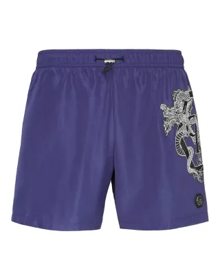 PHILIPP PLEIN Badeshorts "Dragon"