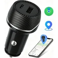 ibettertec Zigarettenanzünder, Auto Ladegerät USB, KFZ Ladegerät USB-Ladegerät (kompatibel mit Apple Find My (nur iOS), USB-C, USB 3.0 Typ A zu AV OUT/Digital, 2 USB Ladeanschlüsse)
