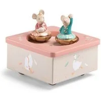 Moulin Roty Spieluhr Spieluhr Ballettmäuse Musikspieluhr für Babys zum Einschlafen, (1-tlg), Spieluhr mit Melodie