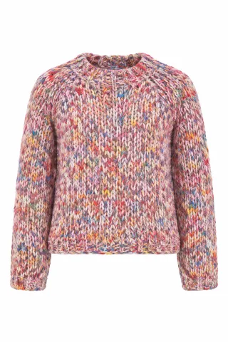 Rich & Royal - Multicoloured Mock Neck mandarina - Gr. - L