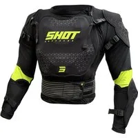 Shot Protektorenjacke Optimal 2.0 Protektorenjacke, Atmungsaktiv Belüftet belüftet protektoren