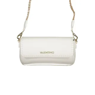 Mario Valentino Weiße Polyurethan Damenhandtasche