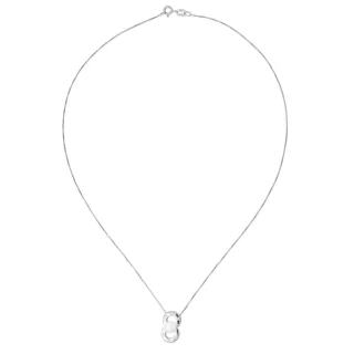 Orphelia Damen-Kette aus 925er Sterlingsilber mit Anhänger – Silber ZH-4366