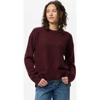 pieces Strickpullover PCMALOU LS O-NECK CUTLINE KNIT NOOS BC