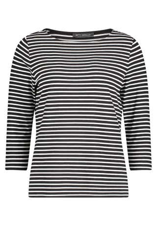 Betty Barclay - Basic Shirt Schwarz/Weiß - Gr. - 38