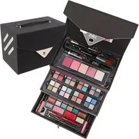 ZMILE COSMETICS Kosmetik-Koffer 'Beauty Case Velvety' (dark grey), 72-tlg., mit veganer Formulierung