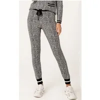 Passioni Strickhose Strickhose mit schwarzem Bund