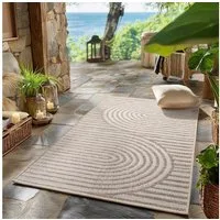 SIMPEX24 Outdoorteppich Boho Design, Läufer, Höhe: 5 mm, Outdoor Teppich Wetterfest Modern Design Wohnzimmer Küchen Terrasse
