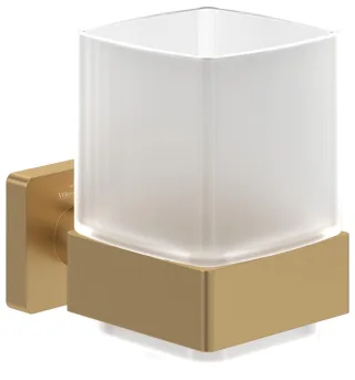 Villeroy & Boch Glashalter Elements - Striking 99x123x100mm Brushed Gold TVA15201900076