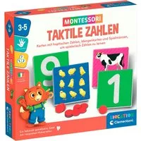 Clementoni® Spiel Education, Taktile Zahlen (Montessori), Lernspiel, Made in Europe