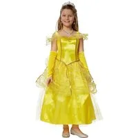dressforfun Kostüm Mädchenkostüm Prinzessin Belle, Schönes Prinzessinnenkleid im Seidenlook