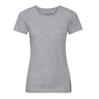 Russell - T-Shirt, Baumwolle aus biologischem Anbau für Damen (Hellgrau)