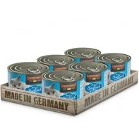 Leonardo Catfood Seefisch - hochwertiges Nassfutter ohne Getreide & Zuckerzusatz 6x200g, Nassfutter für: Katzen